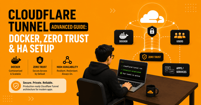 Cloudflare Tunnel Advanced Guide: Docker, Zero Trust and HA Setup